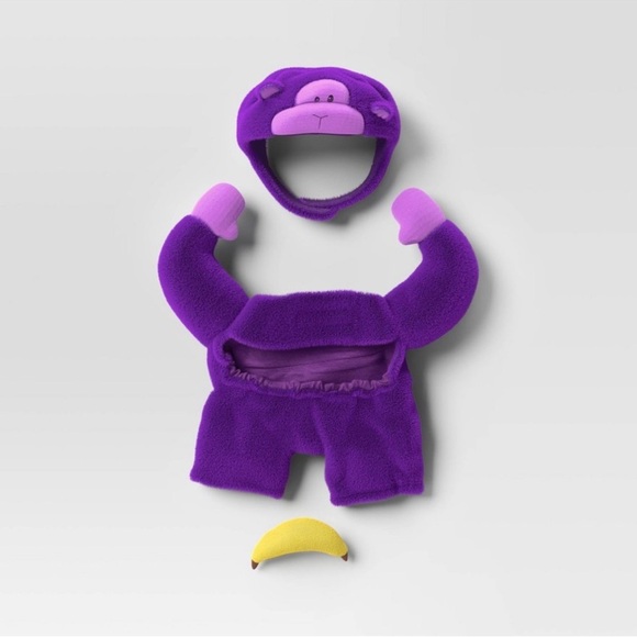 NWT target Purple gorilla Dog Costume size L - Picture 3 of 7